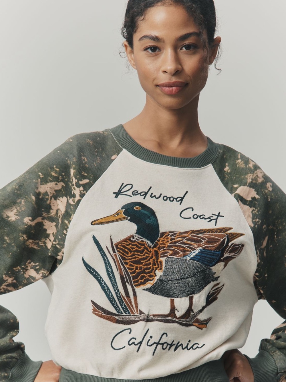 The Nikki Bubble Sweatshirt by Maeve